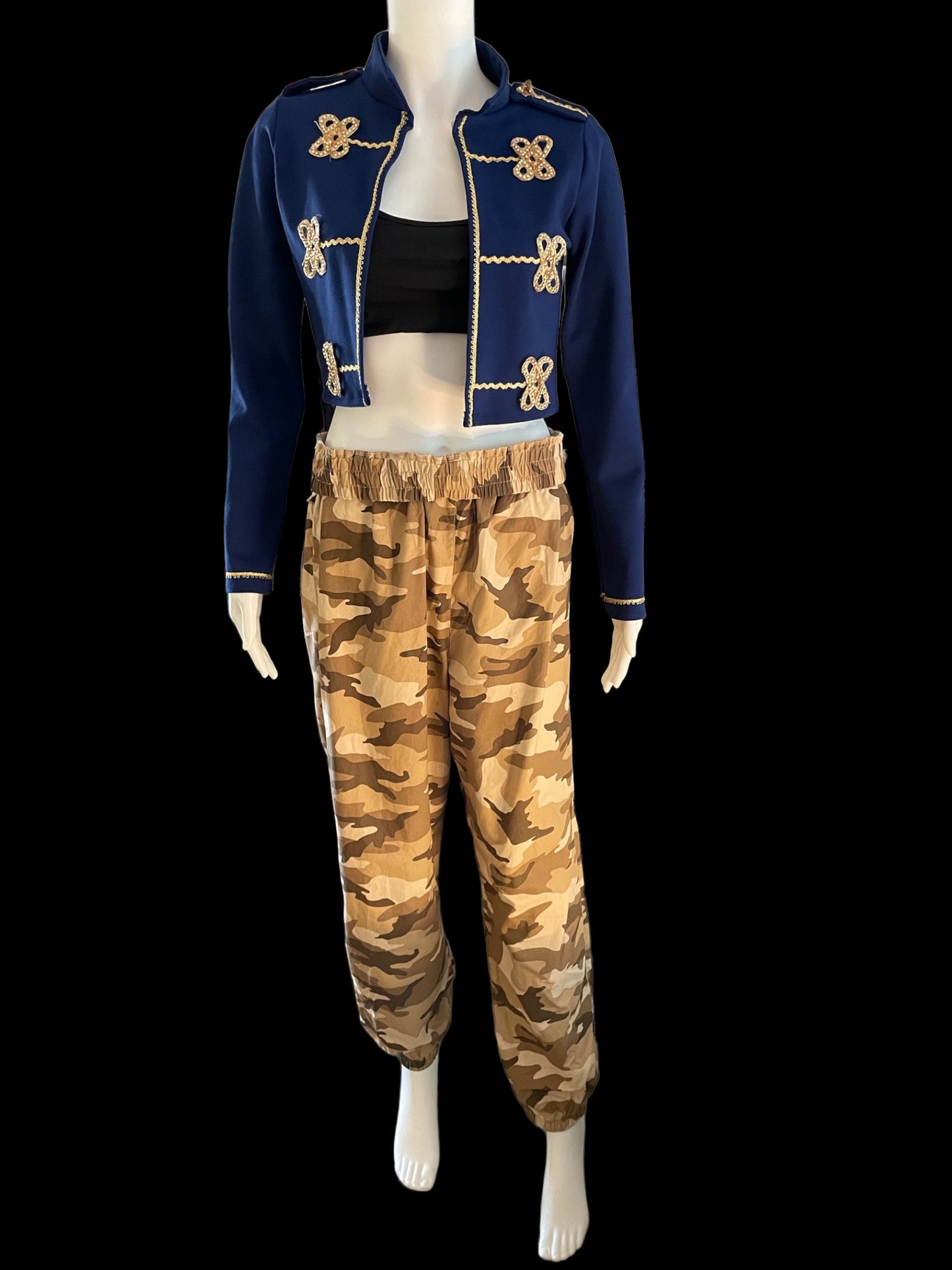 CROPPED MARCHING JACKET