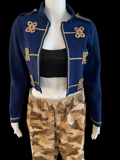 CROPPED MARCHING JACKET