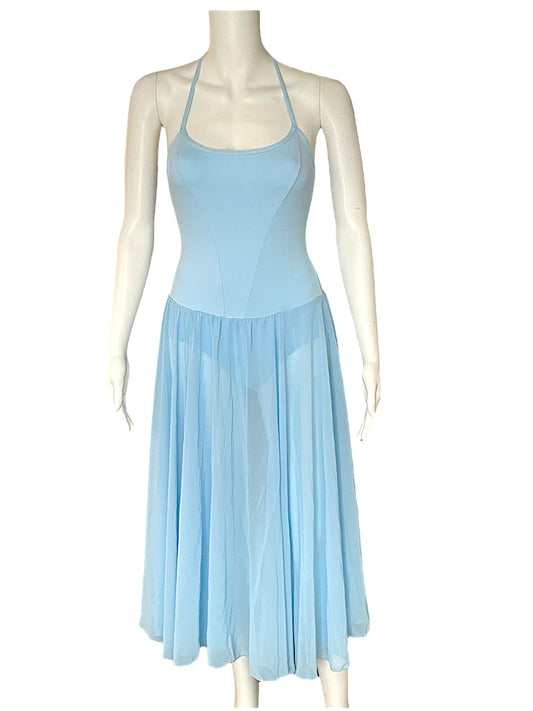 BLUE LYRICAL DRESS-p705