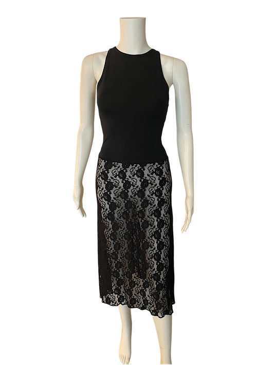 CUSTOM BLACK LACE DRESS